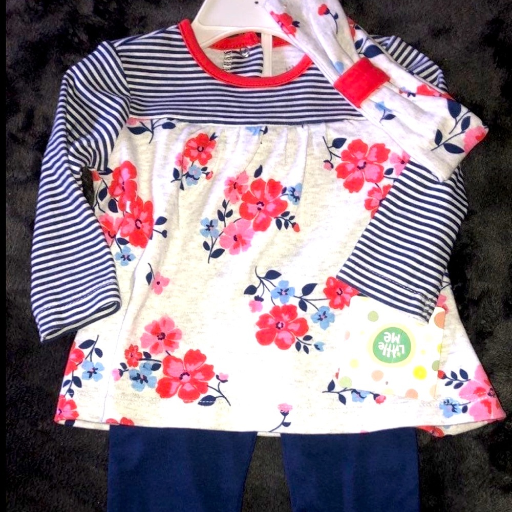 Little me infant outfit 3 piece size 6m